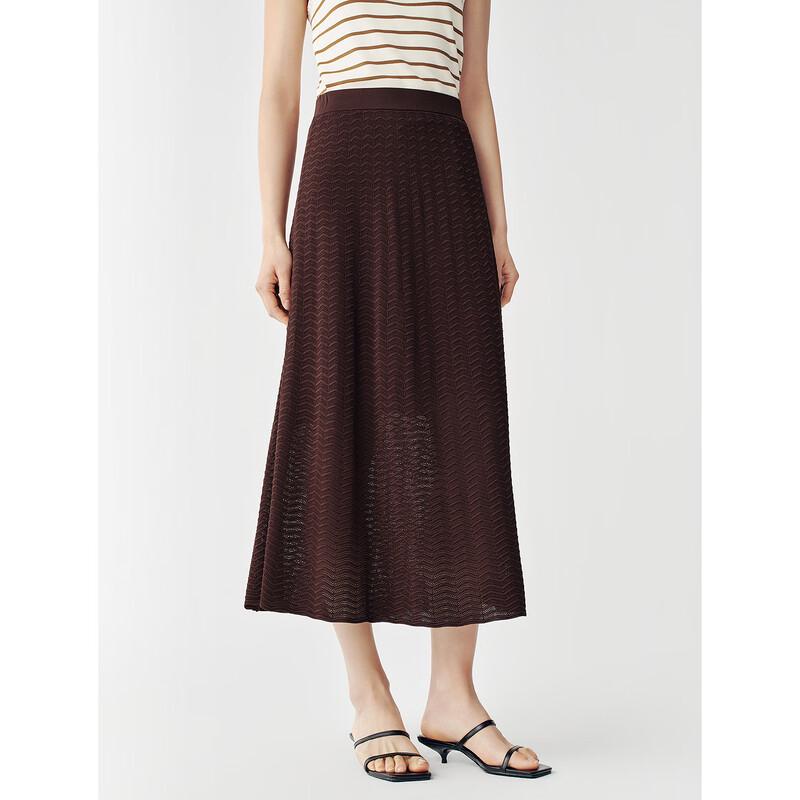 JUZUI Elegant Straight Long Skirt