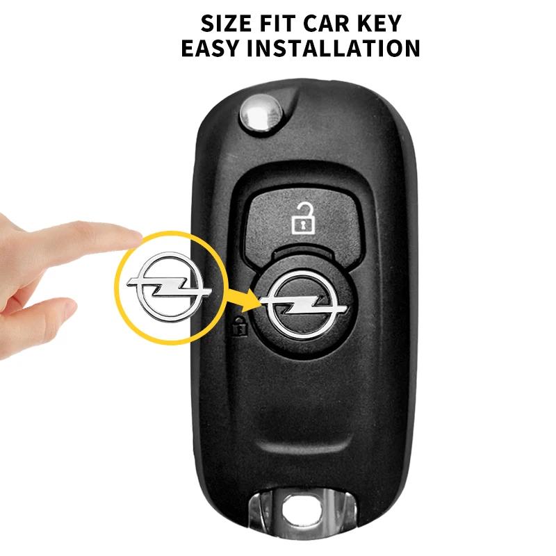16mm ABS Car Remote Key Stickers Decoration Emblem Decal For Opel Insignia Astra J F Antara Meriva Zafira H G Corsa Accessories