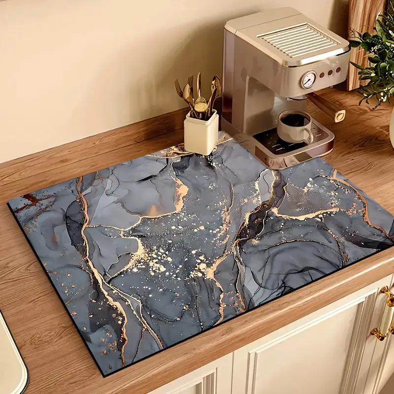 Simple Diatom Mud Non-slip Quick-dry Kitchen Mat - Water-absorbent & Easy to Clean Coaster