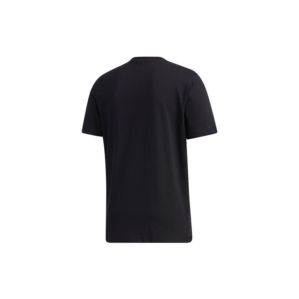 Adidas Dynamic Letter Print Casual Sports Short Sleeve T-Shirt Men Tops Black GD5006