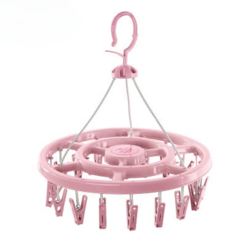 

Clothes Drying Rack, Pinch Hanger, Laundry Hanger, Corner Hanger, with 32 Pinch Clips, Foldable Hanger, Sock Hanger, Small Item Drying Rack, Towel Dry