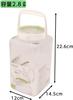 Iwasaki Kogyo Lustroware Storage Container Canister Keypot Set of 2 White Green Opening Dishwasher Safe Made in Japan 2.8L One-Push
