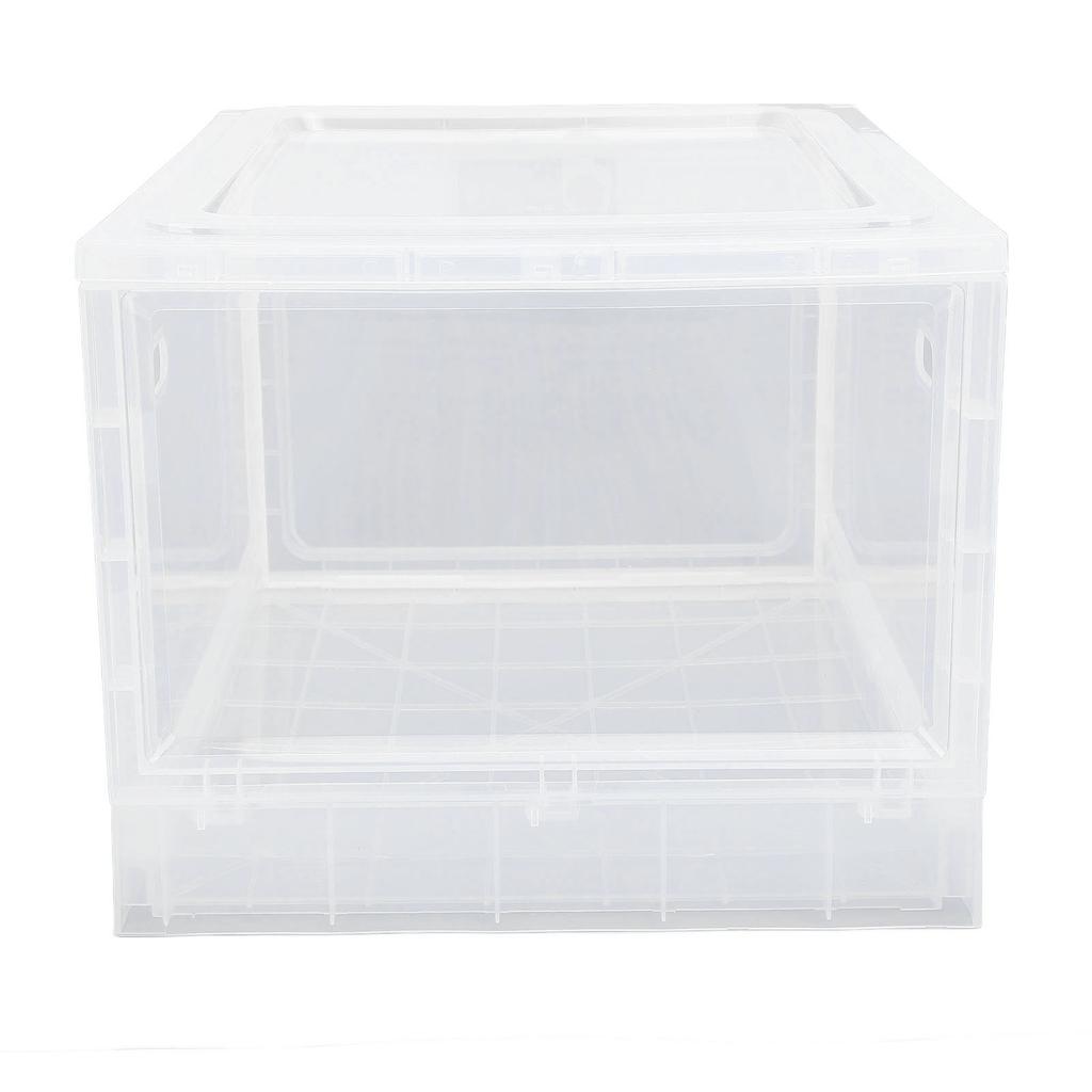 Fridge Lock Box Plastic Multifunctional Convenient Lockable Food Storage Cabinet for Home White and