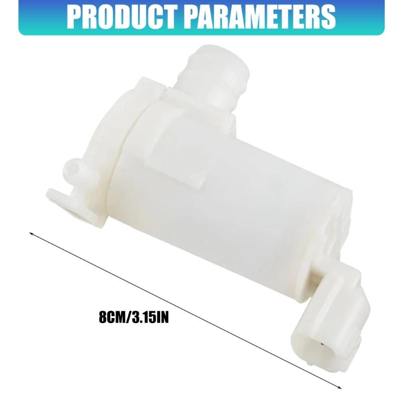 Direct Replacement Windshield Washer Pump 8cm Length 28920-AR000 Fit Vehicle Note E11 Models Stable Cleaning Performances