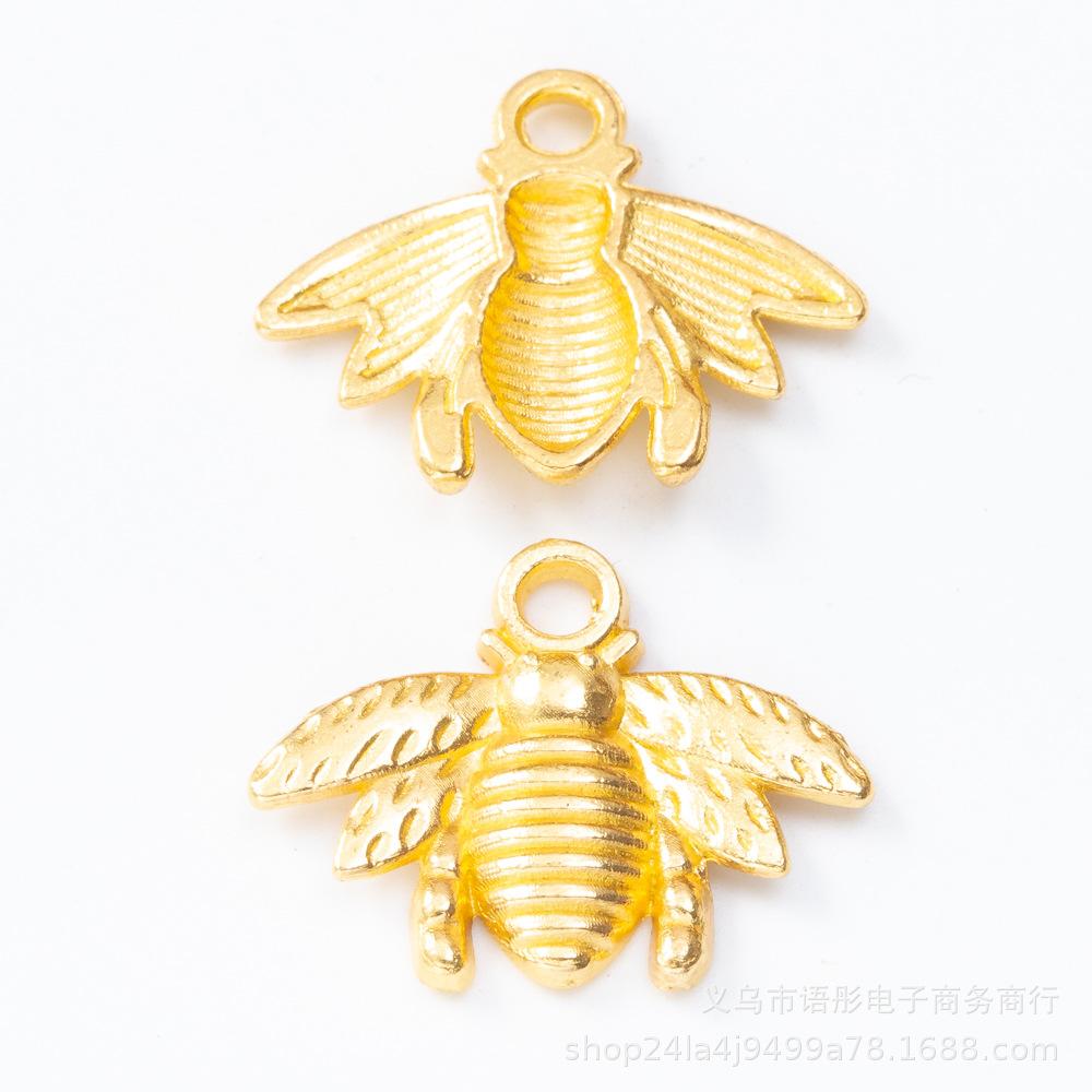 Vintage Bee Charm Pendants DIY Jewelry Accessories for Necklace Making