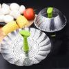 9-inch Stainless Steel Lotus Root Steamer Rack, Foldable Food Steamer, Kitchen Fruit Drainage Basket, Cooking Accessories