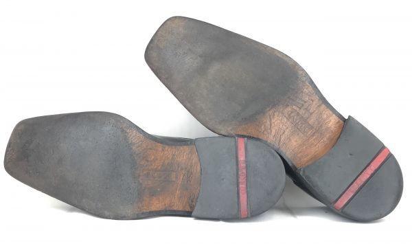 Made In Germany Lloyd Heavyweight Leather Plain Toe Dress Business Shoes Size 27.0cm Black(USED)