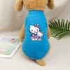 1PC Fashionable Hello Kitty Printed Pet Vest, Soft and Breathable Round Neck Sleeveless Pet T-shirt