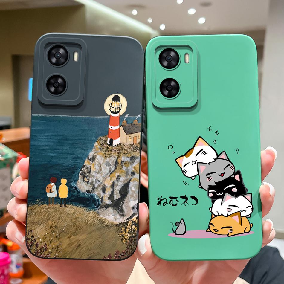 Case For OnePlus Nord N20 SE N300 Cartoon Candy Back Cover For 1+ Nord N20SE N 300 Phone Cases Soft Liquid Silicone Bumper Capa