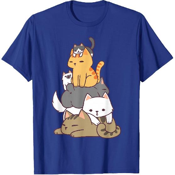Pile of Kitty Cats Funny Cute Cat Lover Gift T-Shirt