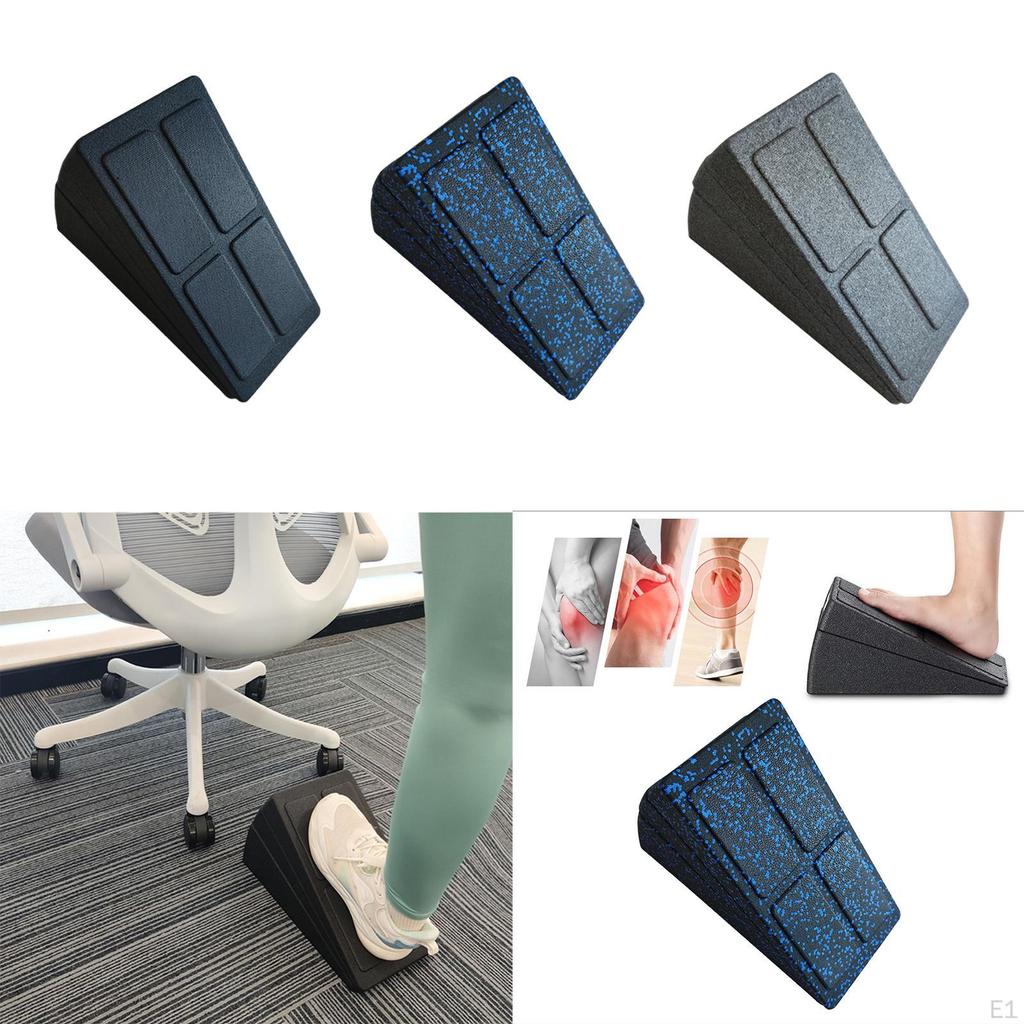 3 Pieces Calf Stretcher Foam Slant Board Adjustable Anti Slip Lightweight Multipurpose for Park,