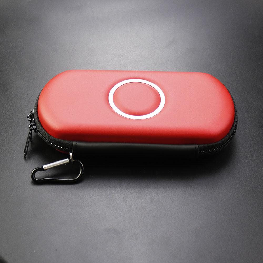 Metal Rim Reinforced EVA Hard Carrying Bag Compatible with PSP1000 PSP2000 PSP3000 Shockproof Protective Pouch Store Game