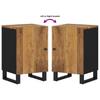 Bathroom Cabinet 38x33x58 Cm Solid Mango Wood
