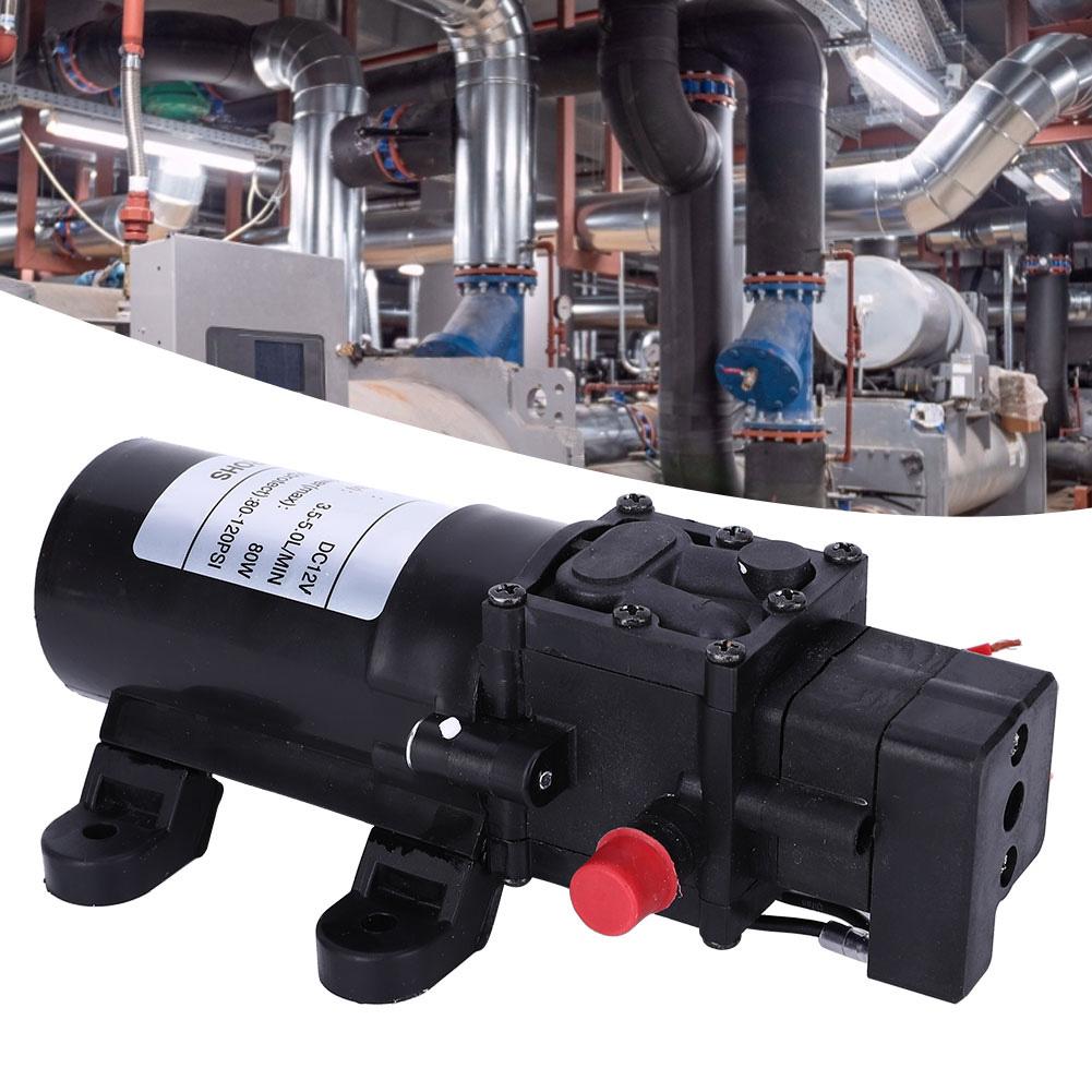 Mini Pompă cu Diafragmă Inteligentă pentru Purificator de Apă DC12V FL321080W Diametru Ieșire 10mm