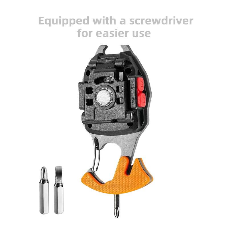 Portable Keychain Light Multifunctional Tool Keychain, Suitable for Walking, Camping, and Emergency Lighting