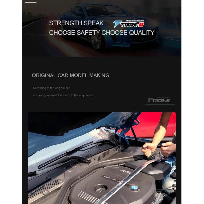Front Upper Tower Strut Bar Brace Car Engine Bar Front Upper Tower Stabilizer Bar for BMW 1 3 Series F20 F21 F30 2017 2018 2019