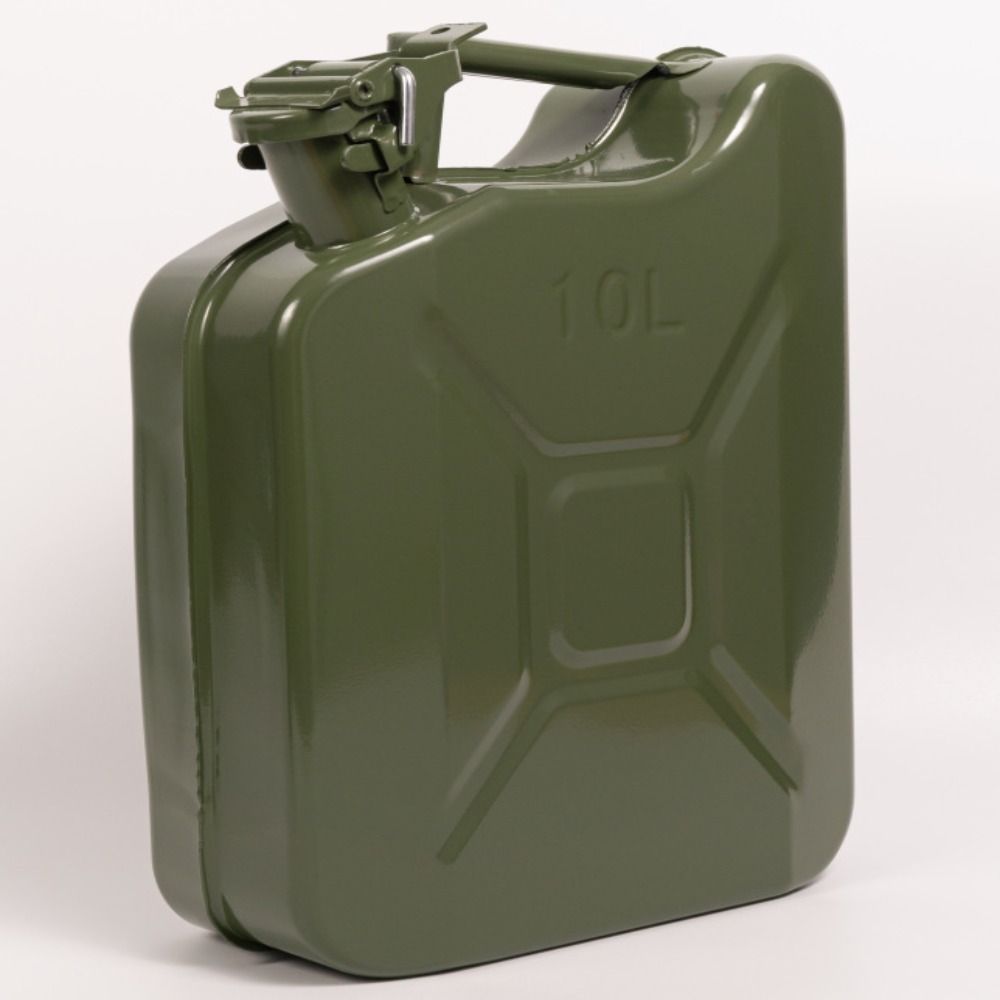 5L/10L Gasoline Tank Iron Car Spare Fuel Tank New Gas Can Outdoor