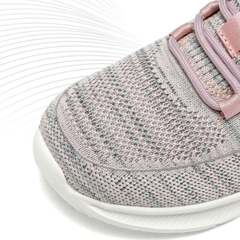 Spring Walking Shoes Female Ultra-light Soft Bottom Non-slip Comfortable Middle-aged Casual Fly Weaving Sports Women's Shoes