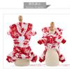 Fleece Flannel Festival Red Elk Dog Clothes Cat Pet Clothes Autumn and Winter Supplies
