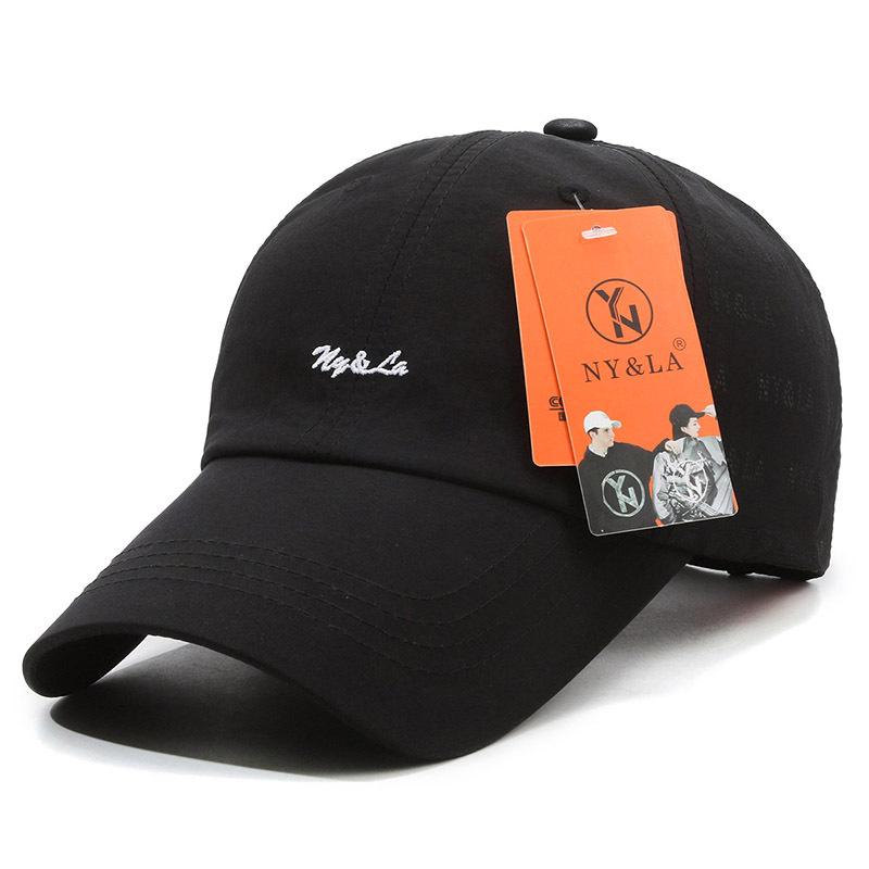 New Embroidery Ball Baseball Cap Sports Sunscreen Men's and Women's Sun Hats Breathable Versatile Casual Duck Tongue