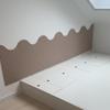 Soft Upholstered Headboard Felt Wall Sticker: Anti-collision Decorative Wall Guard for Bedroom