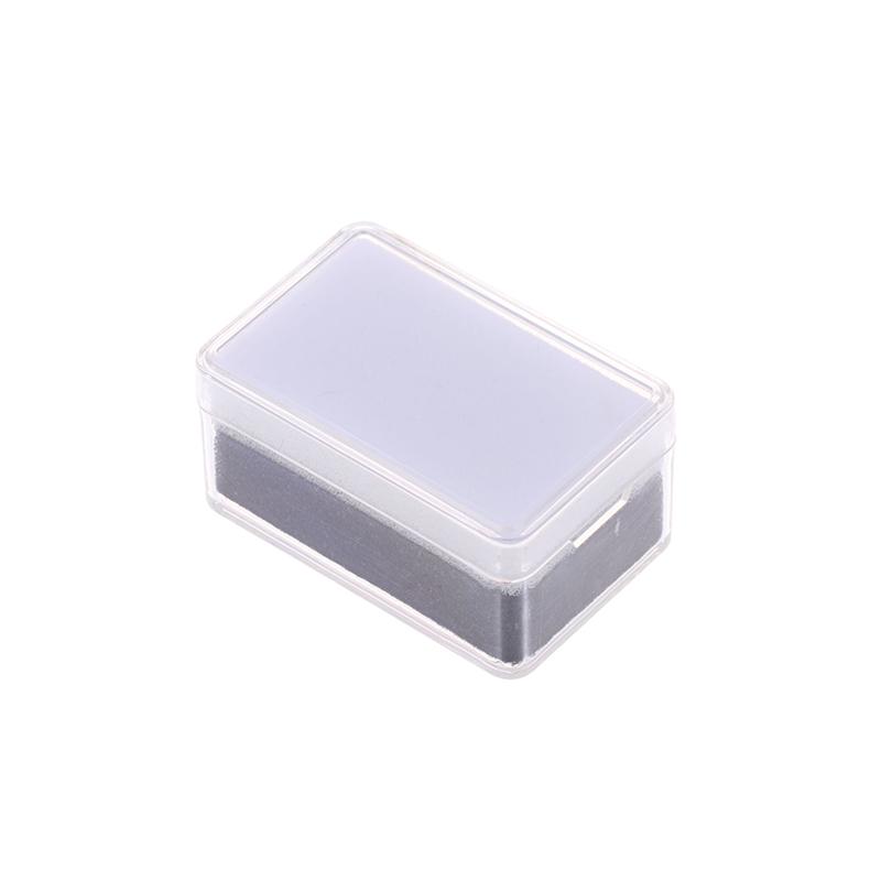 1 ks Úložný box na volné diamanty Plastová vitrína na diamanty Barevný drahokam S dvojitou vnitřní výplní Krabička na volné kameny