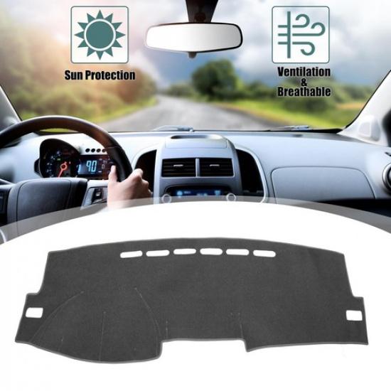 

Dashboard Cover Gray Non-slip Mat Protector Carpet for Toyota Corolla 2009-2013