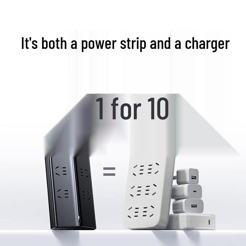 Ugreen T650 65W GaN Smart Power Strip with 10 Ports