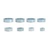 10Pcs Assortment Kit Hose Clamp Worm Drive Pipe Hoop Adjustable Pipe Clip  Fuel Tube Water Pipe
