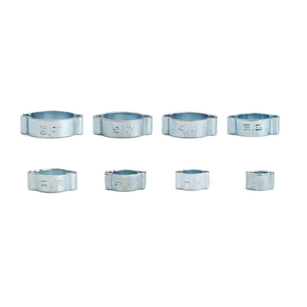 10Pcs Assortment Kit Hose Clamp Worm Drive Pipe Hoop Adjustable Pipe Clip  Fuel Tube Water Pipe