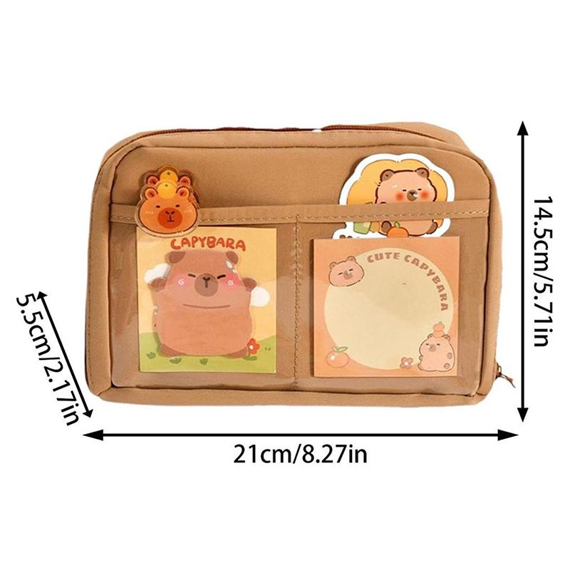 Large Capacity Gift Box Capybara Stationery Set Pencil Case Abundant Study Stationery Cute Back-To-School Gift Kit For Students
