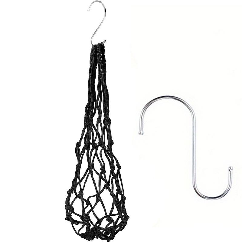 Hanging Chicken Feeding Net Bag Feeder Bag For Poultry Use Nylon Feeder Bag Automatic Feeder For Farm Vegetable Holder