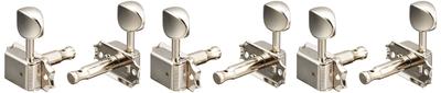 Scud Kluson Type Metal Nickel 2002NS Peg, Knob, 3+3