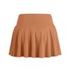 Women's Casual High Waist Color Short Half Skirt Sports Skirt Pleated Skirt