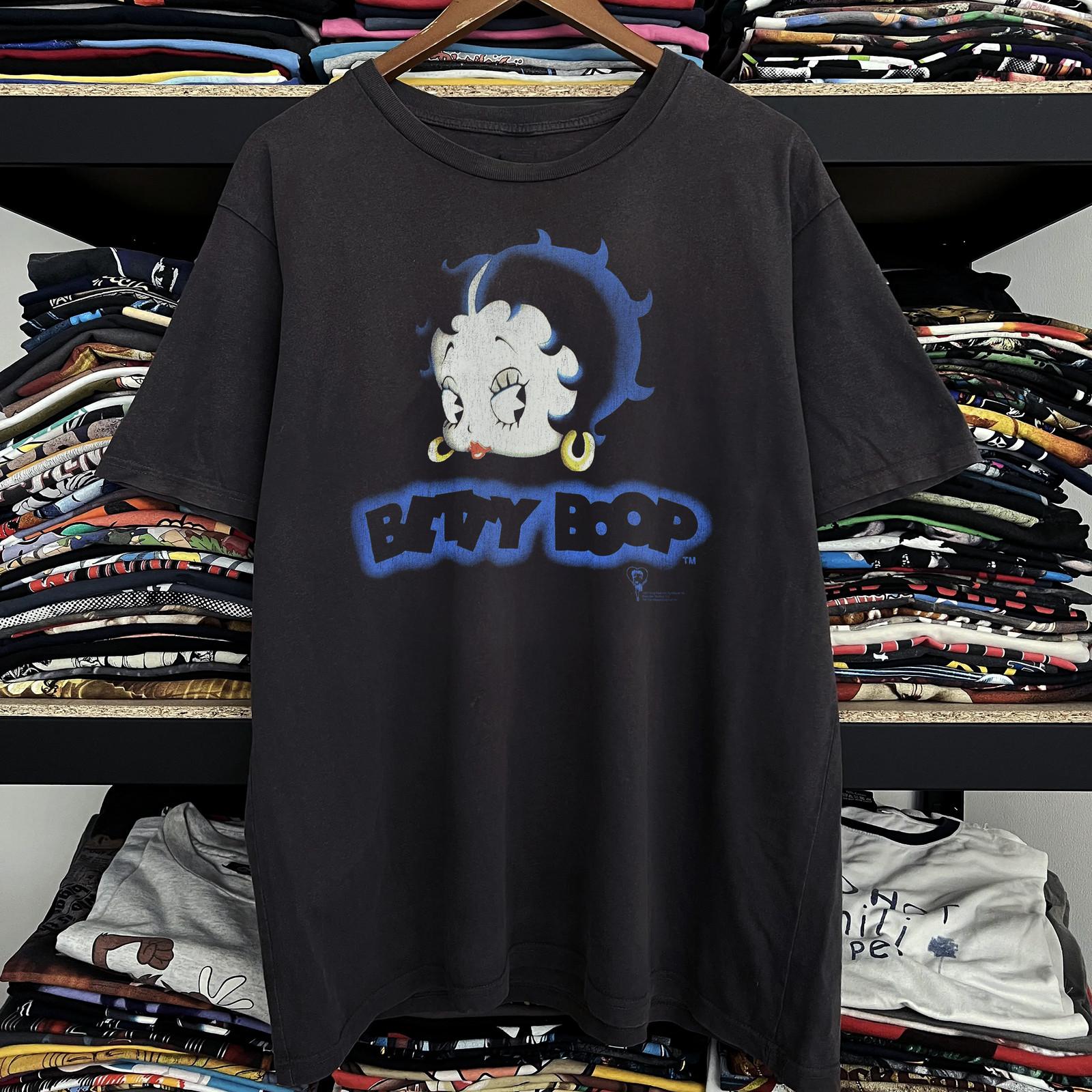1997 Betty Boop Promo T-Shirt Black S 2XL