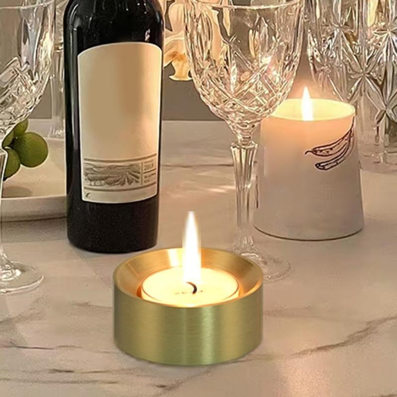 Candlesticks Candle Holder Brass Retro Golden Candle Holder Home Decorations Candlesticks Room Metal Stand