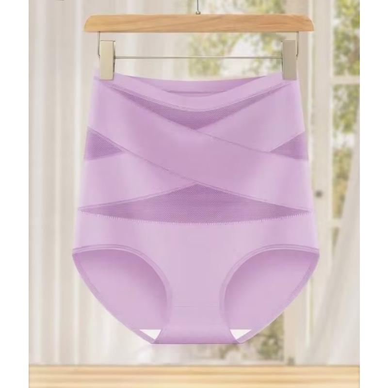 Women High Waist Seamless Tummy Control Breathable Thin Body Shaping Shapewear Pants