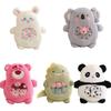 Cute Short Plush Cartoon Snack Pillow Stuffed Animal Toy For Kids Girls Birthday Gift 50x40cm