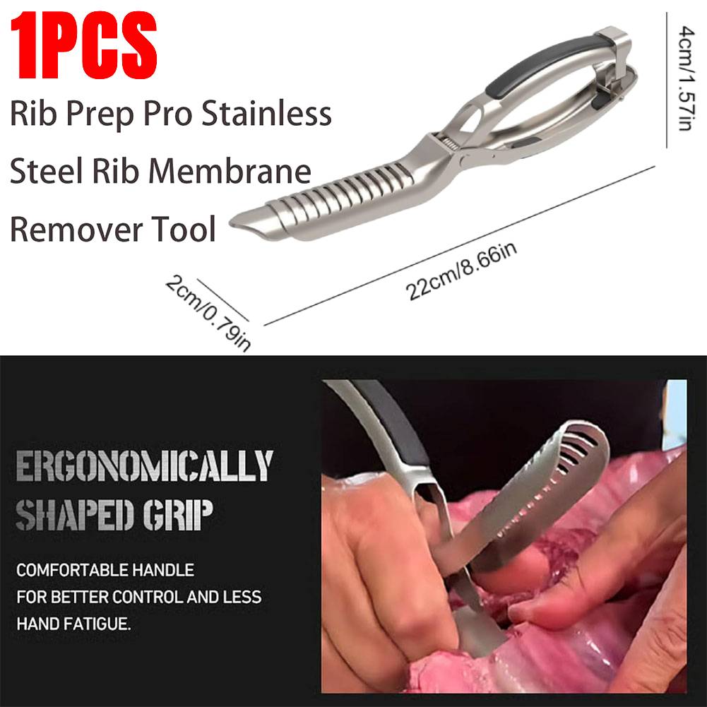 

1/2/3Pcs Rib Membrane Remover Tool Guide Trimming Peeling Ribs Rib Membrane Remover Grilling Tools BBQ Rib Preparation Tool