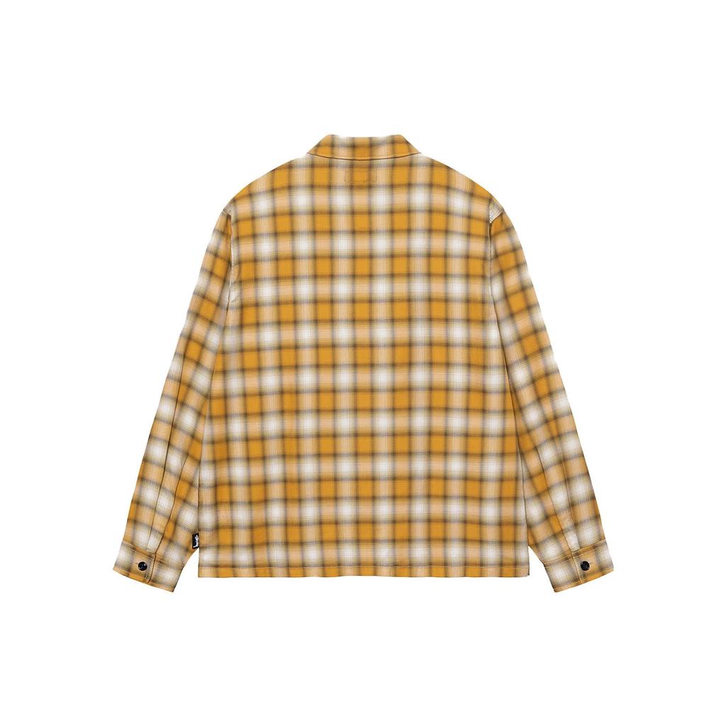Stussy SS23 EDDIE PLAID ZIP SHIRT Unisex 1110286