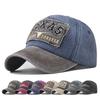 Unisex Vintage Washed Cotton Baseball Cap Spring Summer Fashion Letter Embroidery Outdoor Sport Cap Adjustable for Men Women