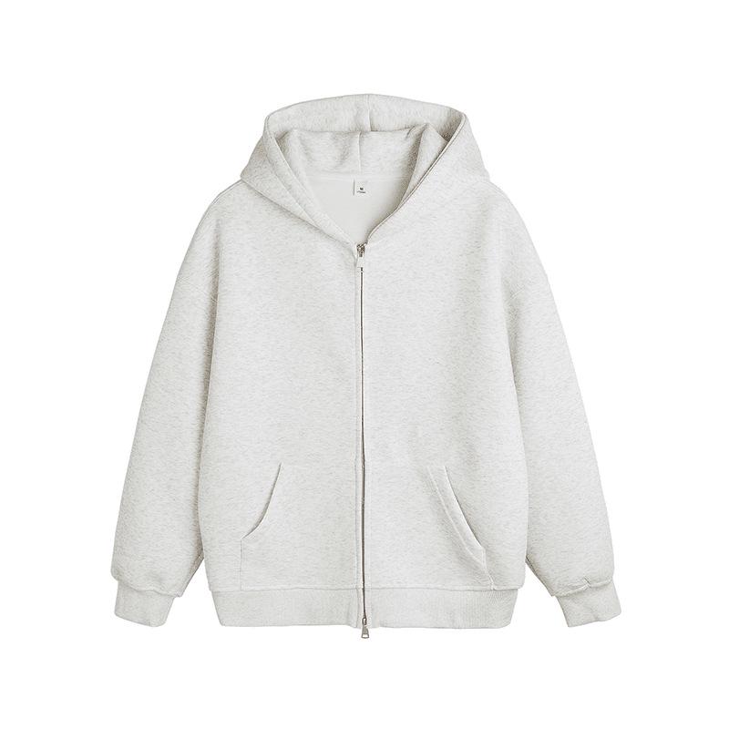 Trendy 2025 Classic Heavyweight Versatile Zip-Up Hoodie for Couples