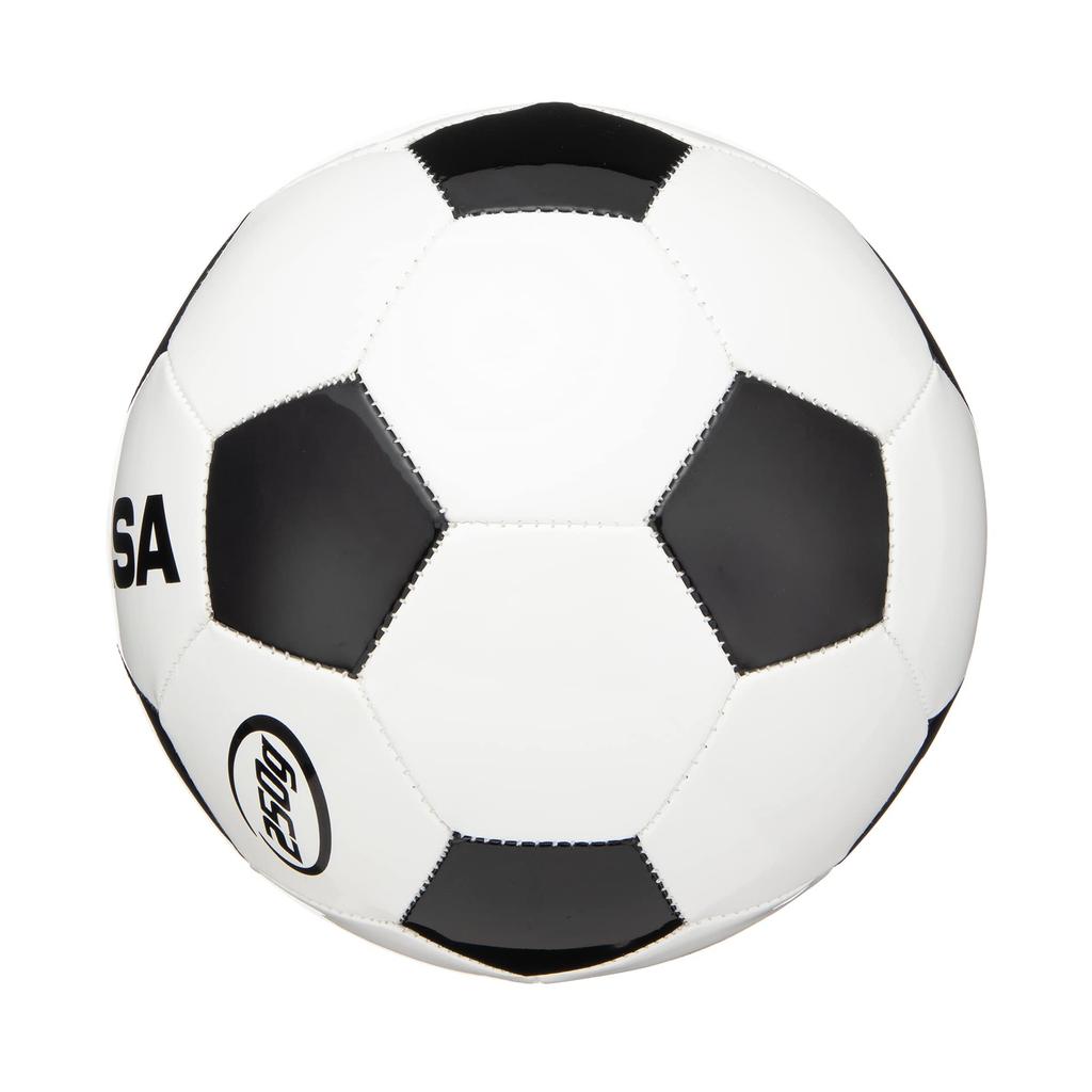 MIKASA Soccer Ball, Size 4 (Elementary School), Approx. 250g, White/Black, Sewn Ball, SVC403-WBK, Recommended Internal Pressure 0.35kgf/cm²