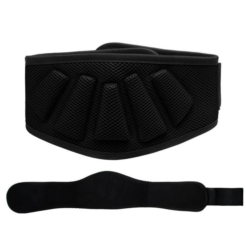 Adjustable Workout Waist Belt Waist Protection Lumbar Support Belt Fitness Belt  Fitness Training S чёрный