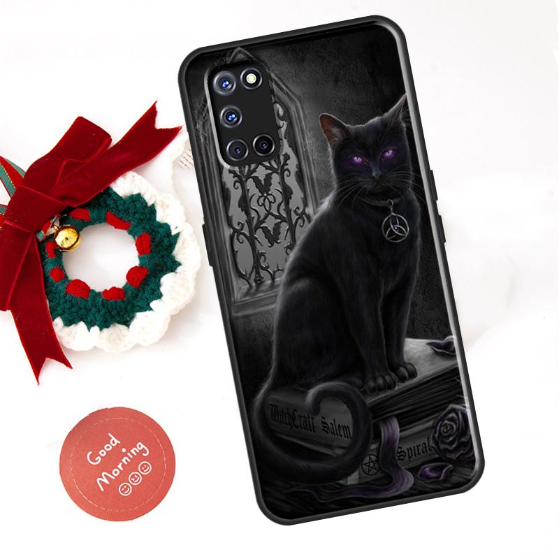 Halloween Moon Witch Horror Coque For OPPO A94 A74 A54 A5 A9 A31 A53 A53S A52 A72 A83 A91 A1K A15 A3S A5S Case Cover
