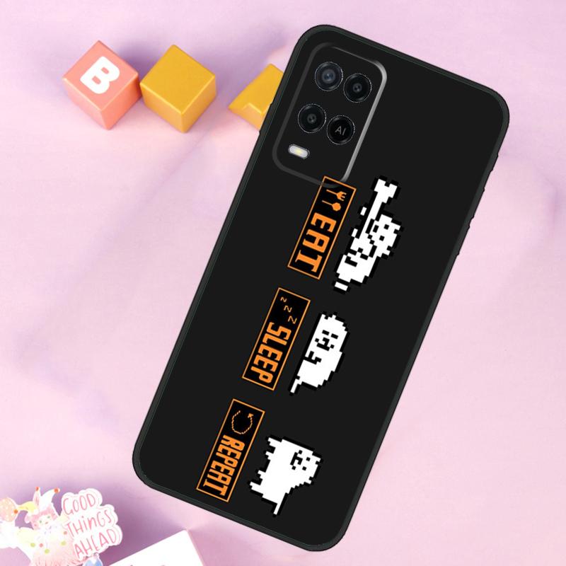 Undertale Annoying Dog For OPPO A17 A16 A15 A98 A78 A58 A54 A74 A94 A53S A57S A52 A72 A77 A5 A9 A53 A76 A96 Case