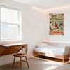 Vintage Electric Hot Water Heater Tin Sign with Cartoon Character & 'Enjoy HOT WATER' Retro Industrial Metal Wall Decor for Bar
