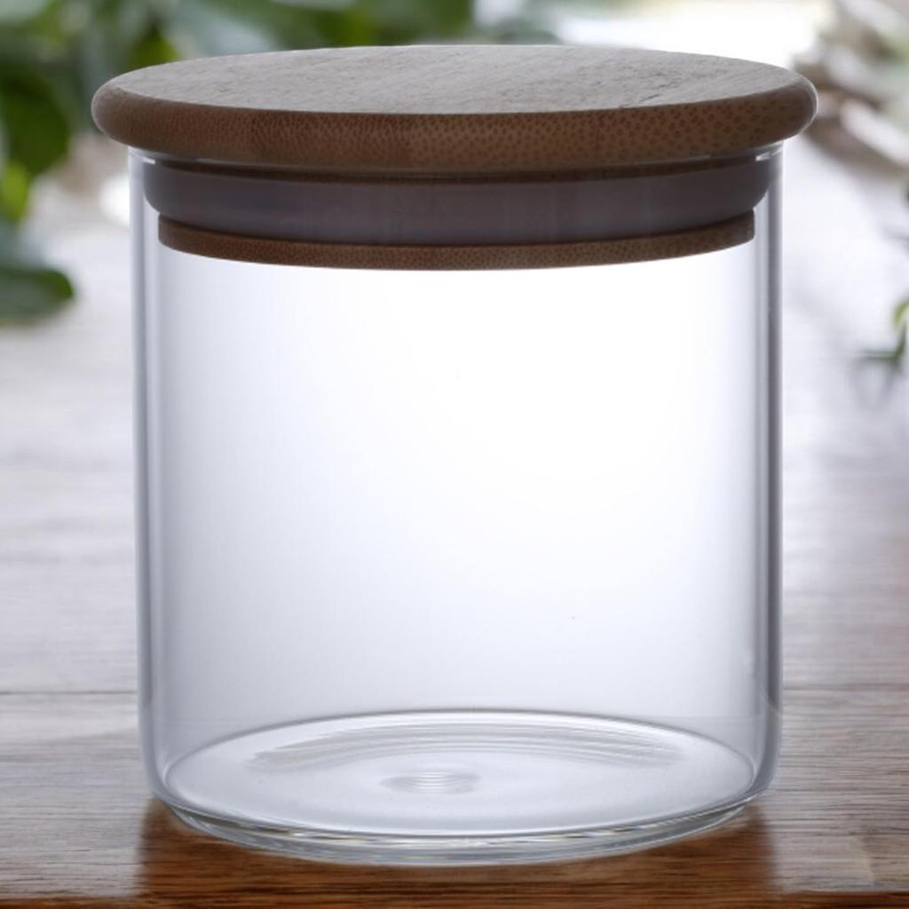 Mizukage Pickling Glass X Basic Storage Current Model J-kitchens Container/Heat-Resistant Canister, 9.5cm 9.5cm, 530cc, Container,