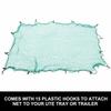 Portable Folding Cargo Net Multipurpose Heavy Duty Square Trailer Mesh for Truck Van Easy Operation
