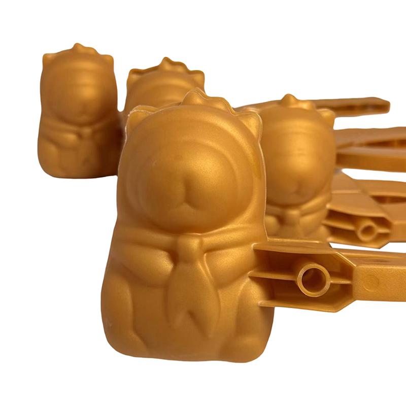 

1 шт., мультяшная форма для снега и песка, зажим для формочки, снежный ком, зимние снежные игрушки, щипцы для снежной игры, детский снежный бой коричневый